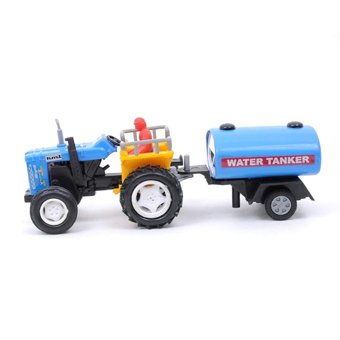 Centy Toys Pull Back Tractor With Tanker Plastic
