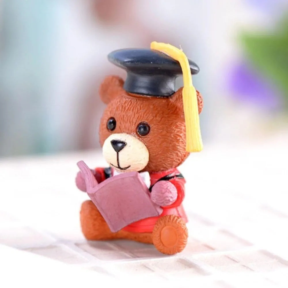 Satyam Kraft 1 Set Resin Teddy Bear Miniature Figurines