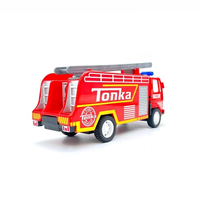 Centy Tonka Fire Fighter Toy in Pull Back Action for 3Y+ Red Colour
