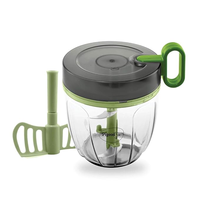 Pigeon Large Handy and Compact Chopper with 3 Blades for effortlessly Chopping Vegetables and Fruits