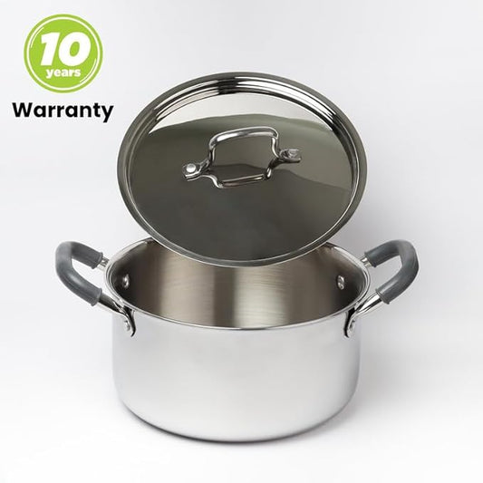 Allo CookSafe TriPly Stainless Steel Casserole Saucepot Stockpot Non Stick 18cm 2.3 Litre