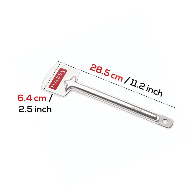 Hazel Stainless Steel tavetha palta Turner Spatula for Dosa Turner Palta Roti Palta