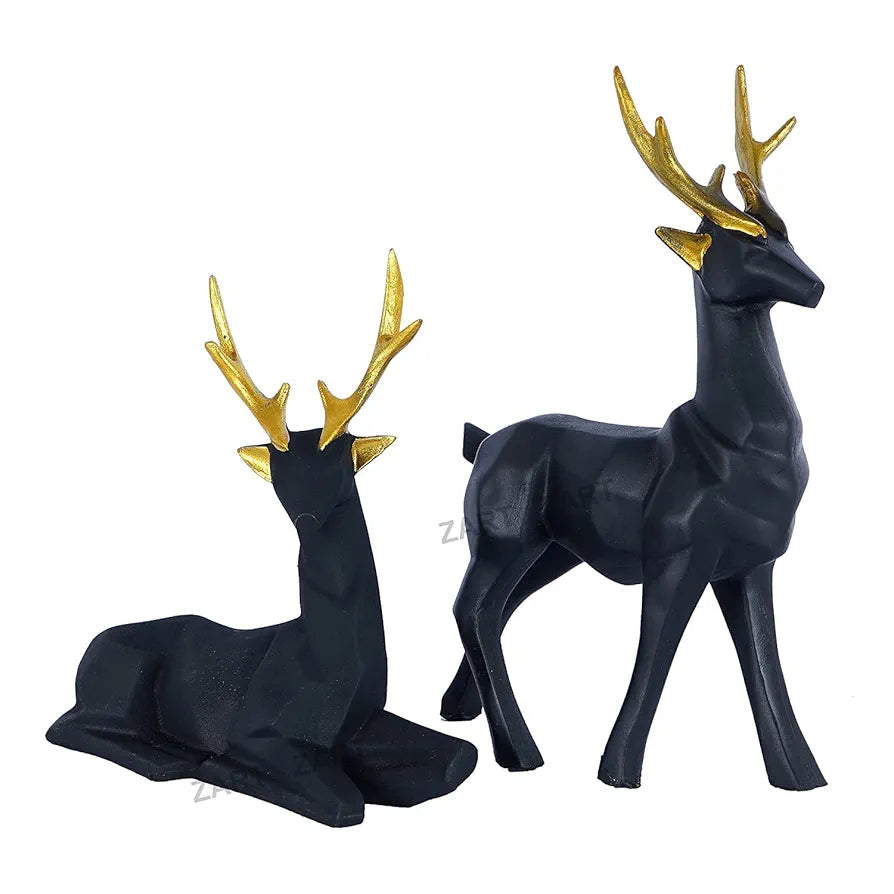 Zart Deer Home Decor showpiece Resin