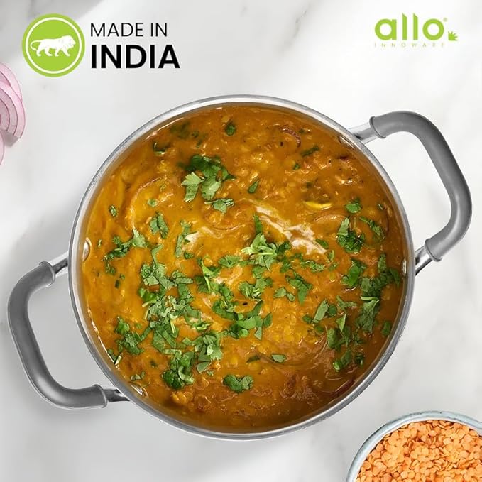 Allo CookSafe TriPly Stainless Steel Casserole Saucepot Stockpot Non Stick 20cm 3.2 Litre