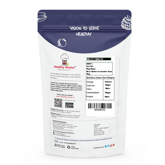 Healthy Master Millet Snacks Pudina - 150 gms