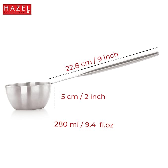 Hazel Stainless Steel Ladle With Handle Doya Loti Tea Pourer Loti Tea Pourer Canteen Server