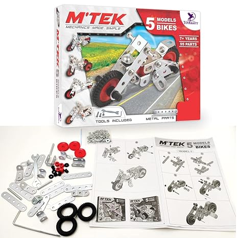 Toykraftt Mechanics Toys for Boys Girls Mechanic Set Birthday Gift for Boys Girls Stem Toys
