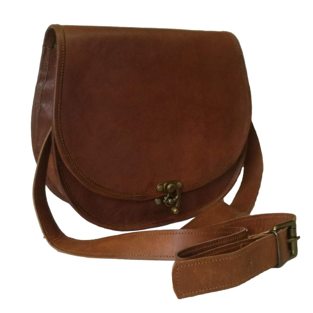 Craftshades – Unique C-Lock Handcrafted Leather Bag | 100% Genuine Leather