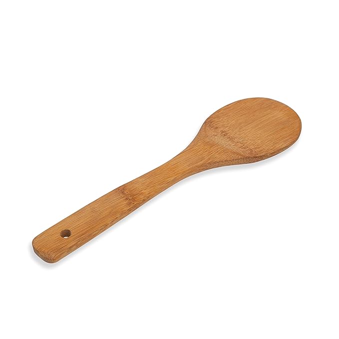 Fackelmann Bamboo Rice Spoon Size 23 x 6.8 cm Brown Color Standard