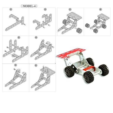 Toykraftt 10 in 1 Model Mechanical Game Kit for Kids Mechanic Toys Stem Toys