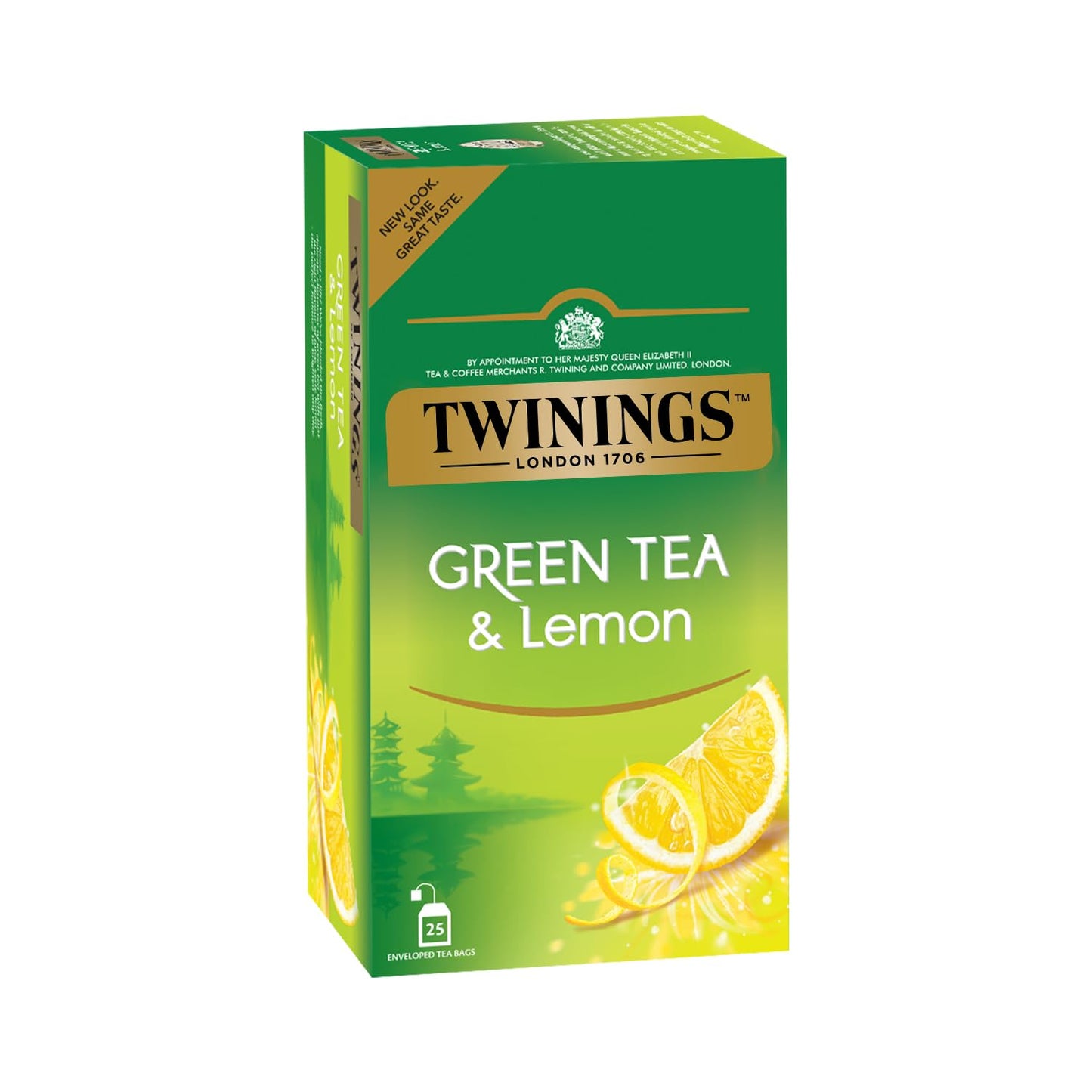 Twinings Green Tea Lemon 25 Teabags - 50 gms