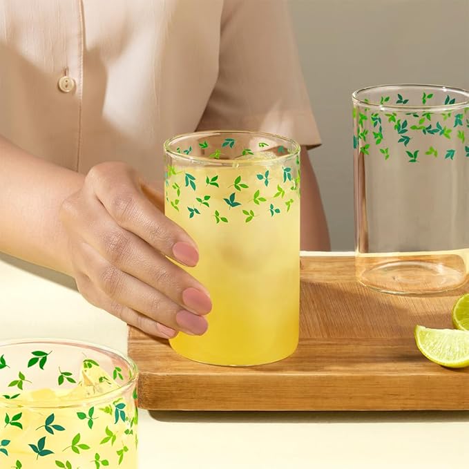 Borosil Vision Sage 295 Ml Set of 6 Pieces Transparent Drinking Glass