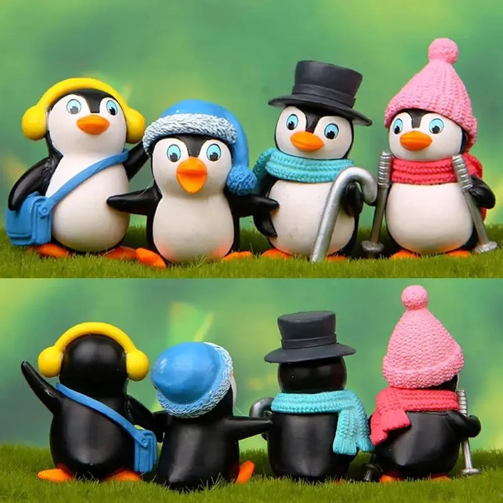 Satyam Kraft 1 Set Resin Penguin Miniature Figurines