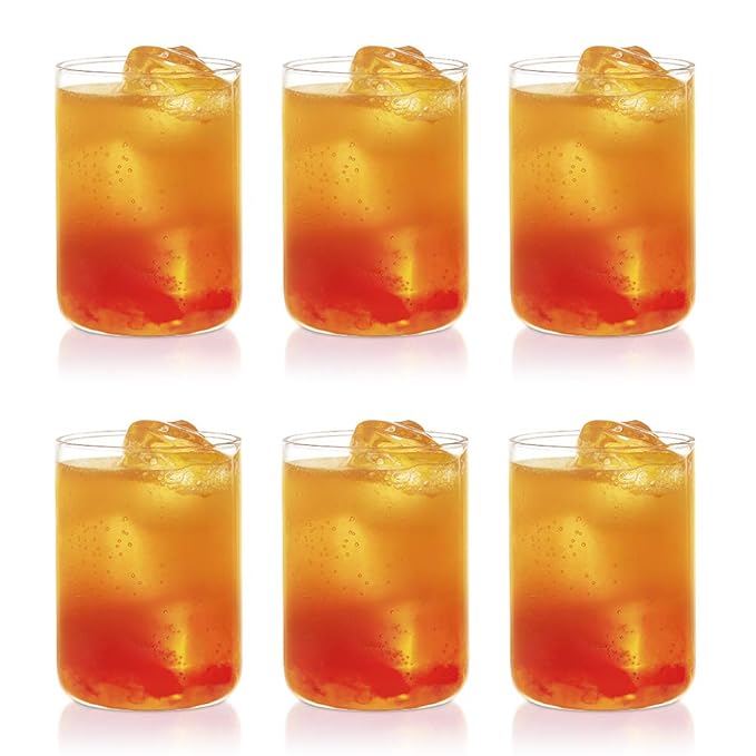 Borosil Vision Glasses Set | 6 Piece | 295 Ml