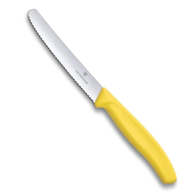 Victorinox Swiss Made Stainless Steel Swiss Classic Paring Knife 11 cm Serrated Edge 6.7833