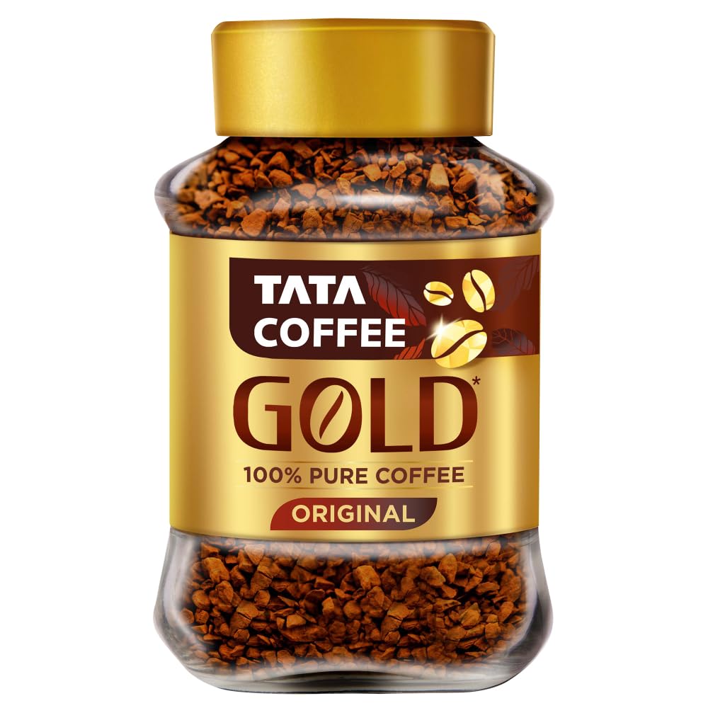 Tata Coffee Gold Original Instant Coffee Jar - 95 gms