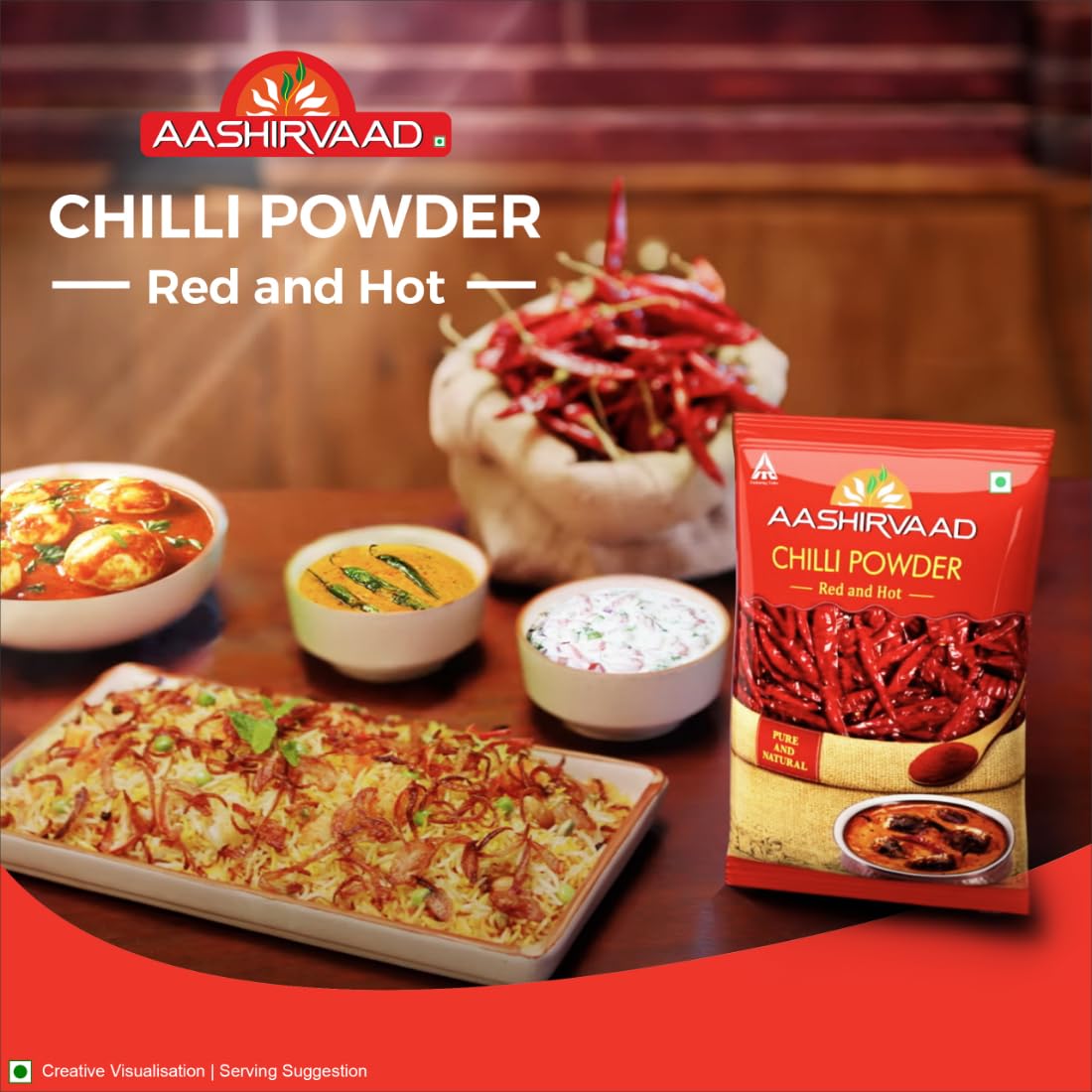Aashirvaad Chilli Powder - 500 gms