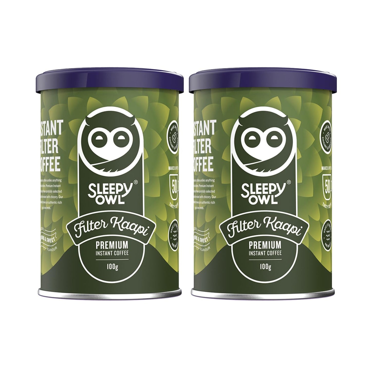 Sleepy Owl Filter Kaapi Premium Instant Coffee - 100 gms (Pack of 2)