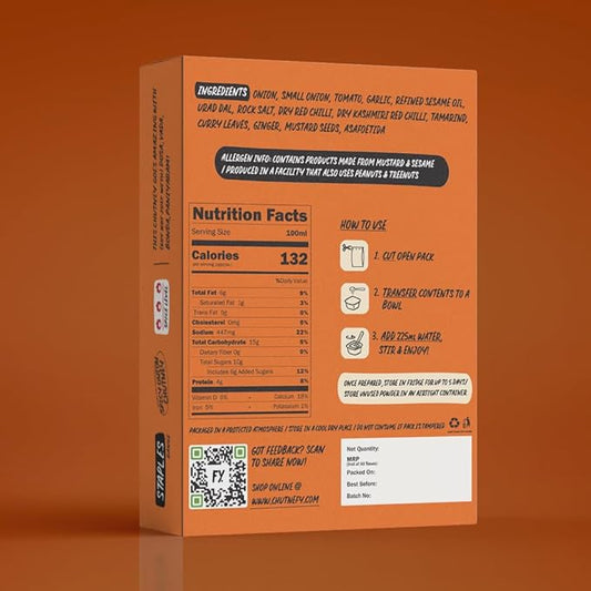 Chutnefy - 5-Second Instant Spicy Onion Chutney - 75 gms