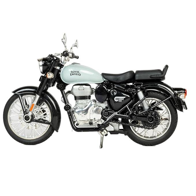 Centy Toys Royal Enfield 1:15 Scale Diecast Motorcycle Model Toy Pull Back Action