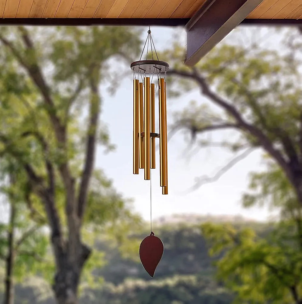 Wind Chimes 30 Inch 6 Rustproof Aluminum Tubes Large Deep Tone Wind Chimes