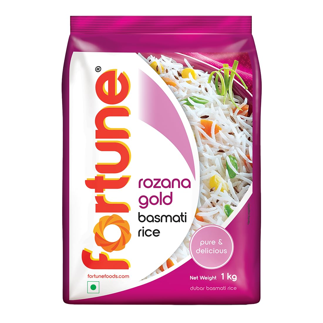 Fortune Rozana Dubar Basmati Rice - 1 kg