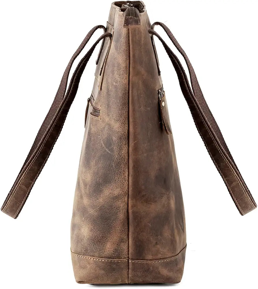 Goatter Genuine Leather Handbags For Working Women,