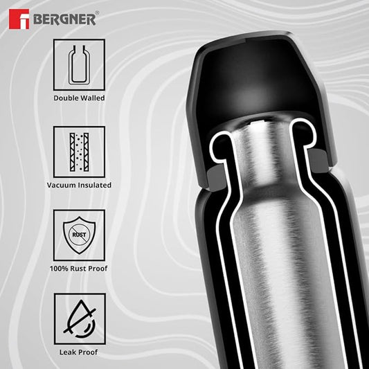 Bergner Walking 500 ml Thermo Steel Bottle