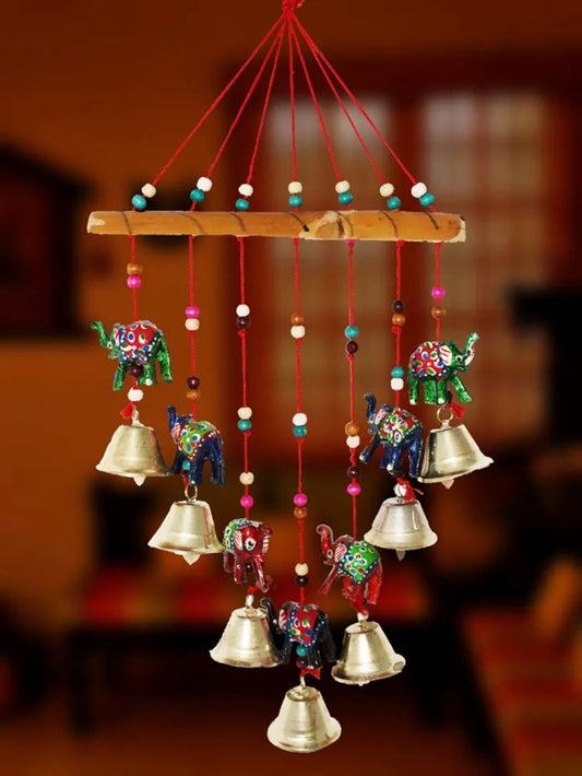 Handcrafted Rajasthani Elephant Wind Chime