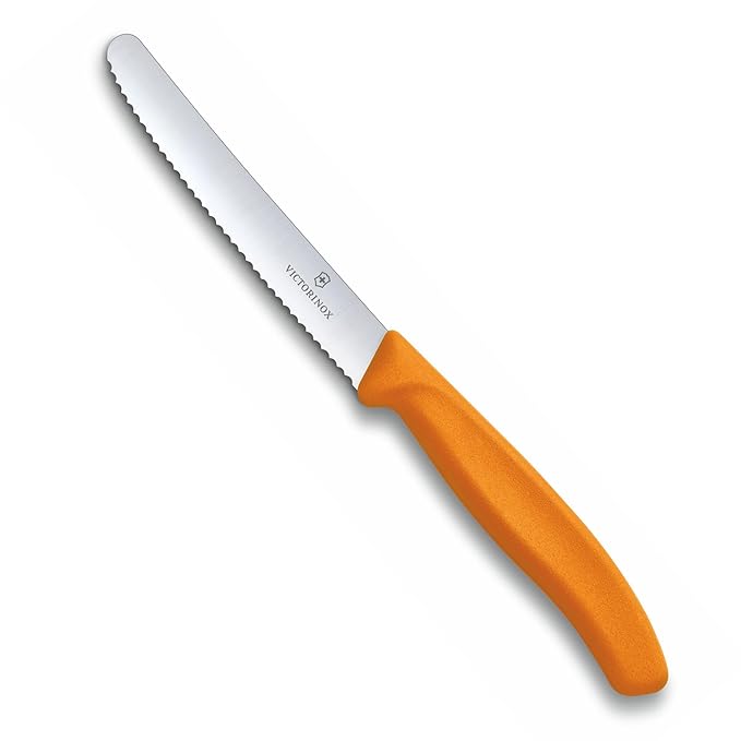 Victorinox Swiss Made Stainless Steel Swiss Classic Paring Knife 11 cm Serrated Edge 6.7833