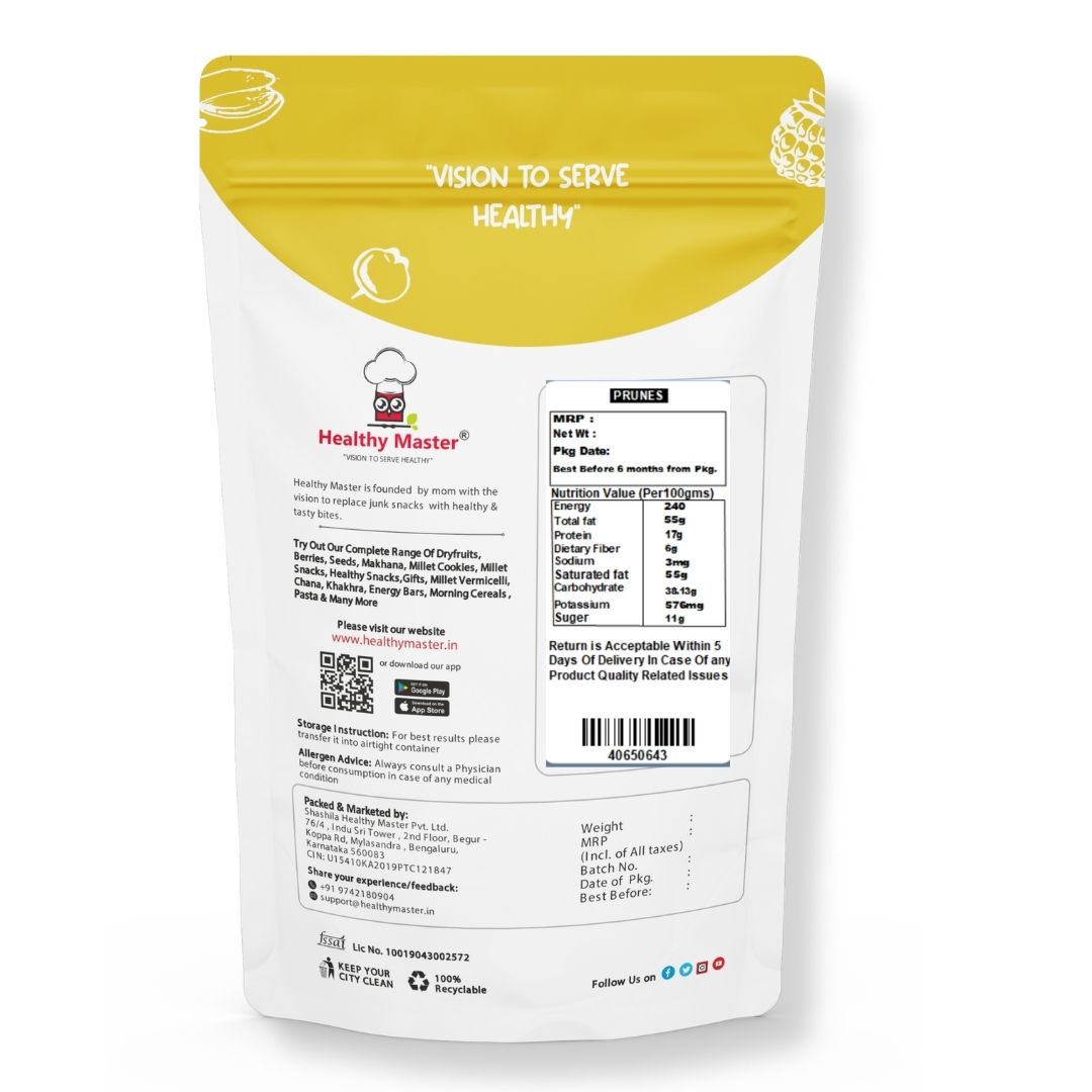 Premium Quality Prunes - Rich in Vitamin C