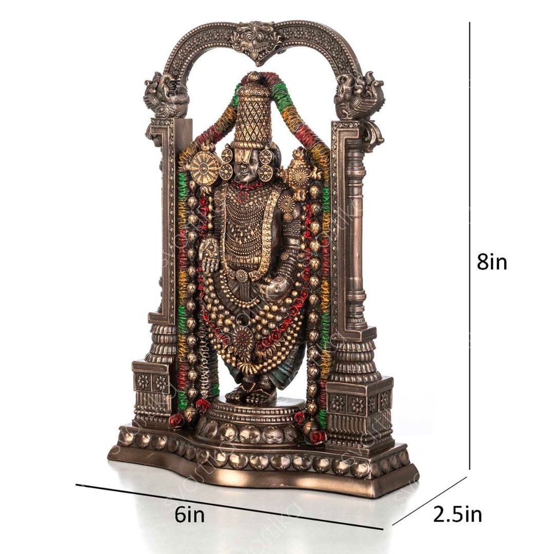 Svastika LORD TIRUPATI BALAJI (VENKATESWARA) – 8 INCH