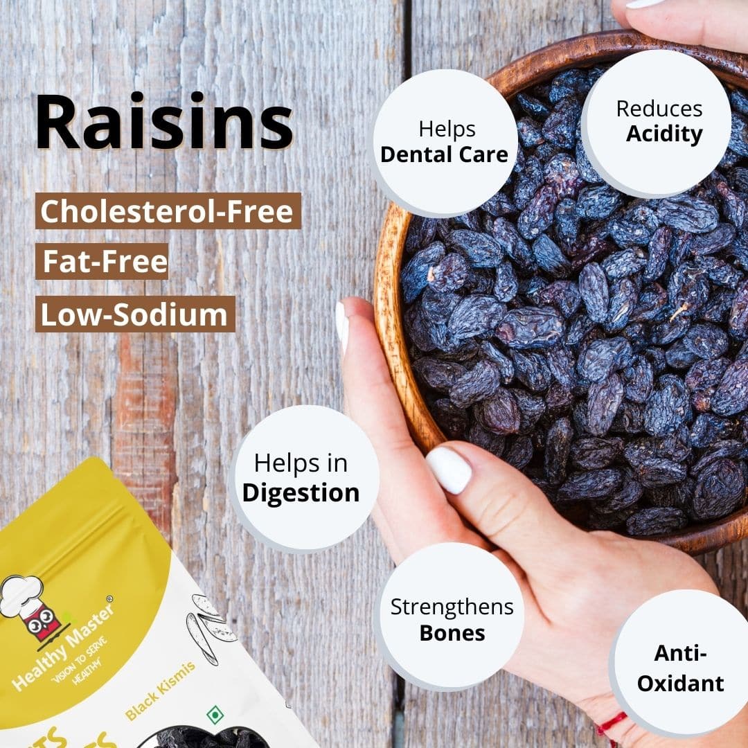 Black Raisins ( Kishmish) - Premium Quality