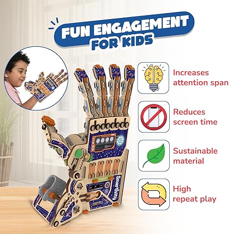 Smartivity Robotic Mechanical Hand Toy for Kids Best Birthday Gifts for Boys & Girls