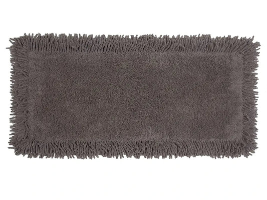 Saral Home Shaggy Soft Cotton Durable & Washable Multipurpose Bedside Runner Colour Dark Grey