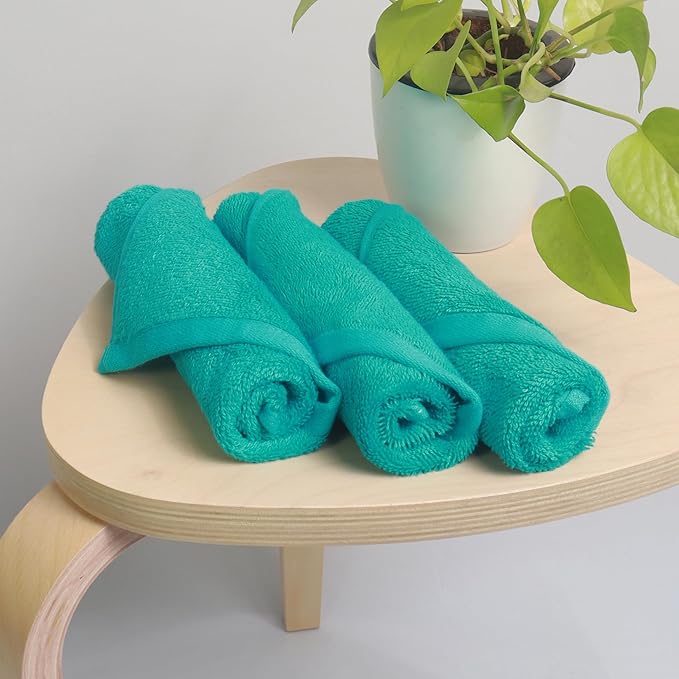 Heelium Bamboo Face Towel Ultra Absorbent & Odour-Free 3X Softer Than Cotton Towels