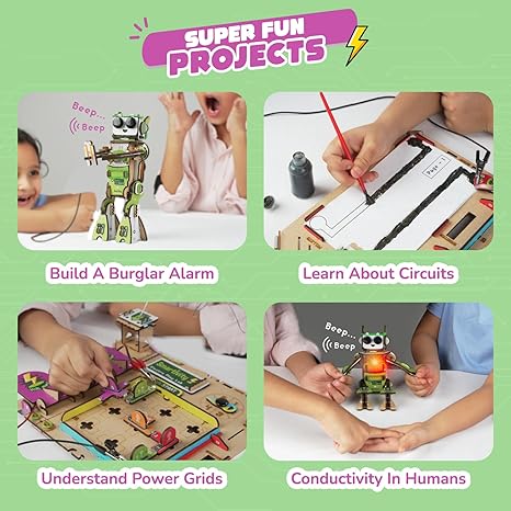 Smartivity Electricity Kit Stem Diy Fun Robotic Toy for Kids Best Birthday Gift Boys & Girls