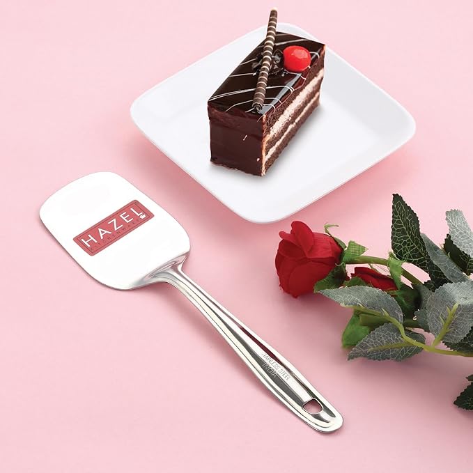 Hazel Stainless Steel Cake Pie & Pastry Serving Spoon with Handle Slicer Lifter