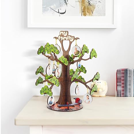 Mittimate Diy Family Tree for Kids Age 8 to 12 Year Old Make Your Own Wooden Diy Model 3D Model Building Kit