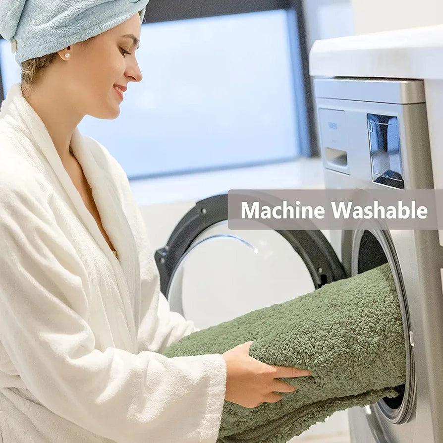 Luxe Home International Carpet Super Soft Anti Slip Vegas Rectangular Rugs Colour Green