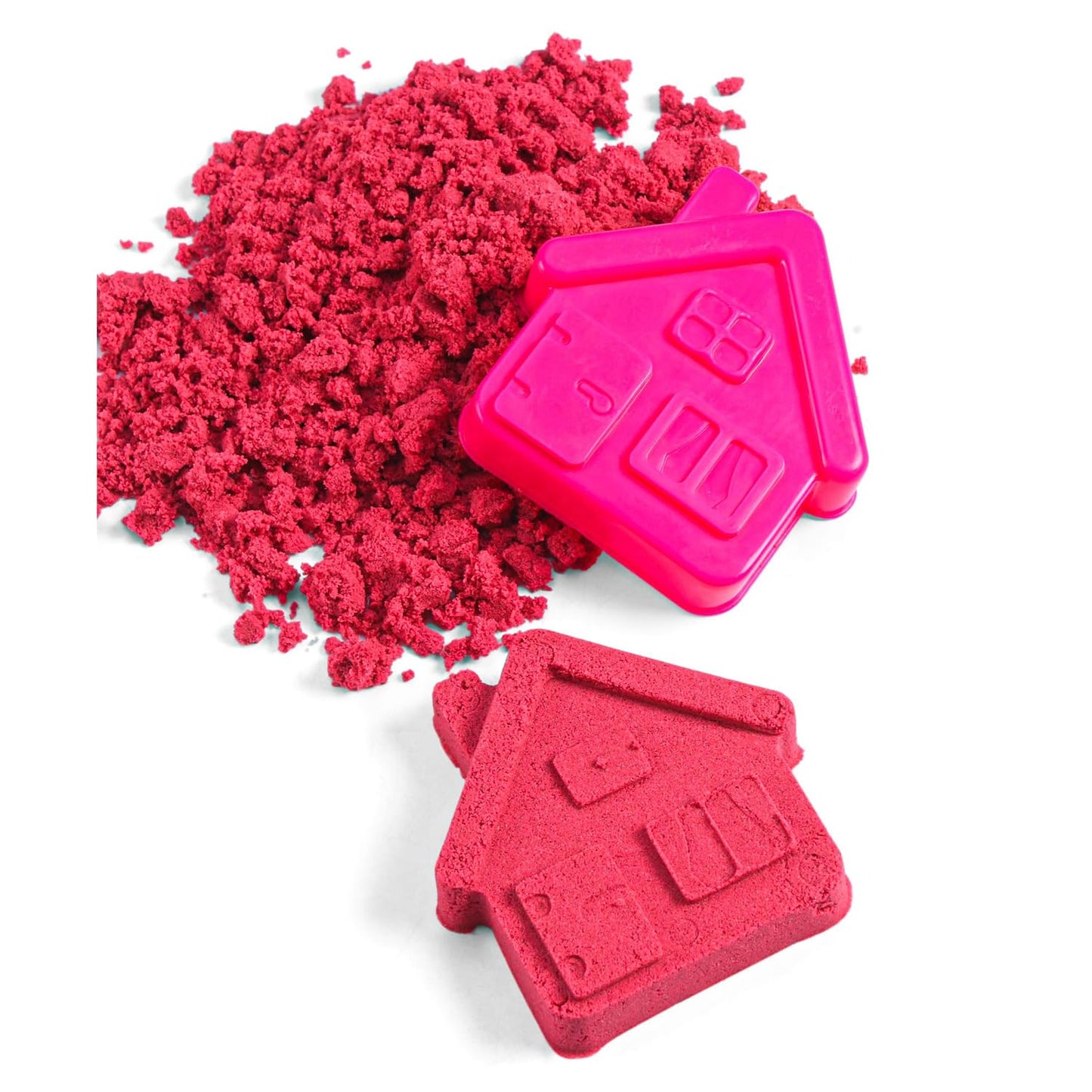 Play Nation Premium Sand Kit With 2 Shape Moulds for Kids Pink Colour