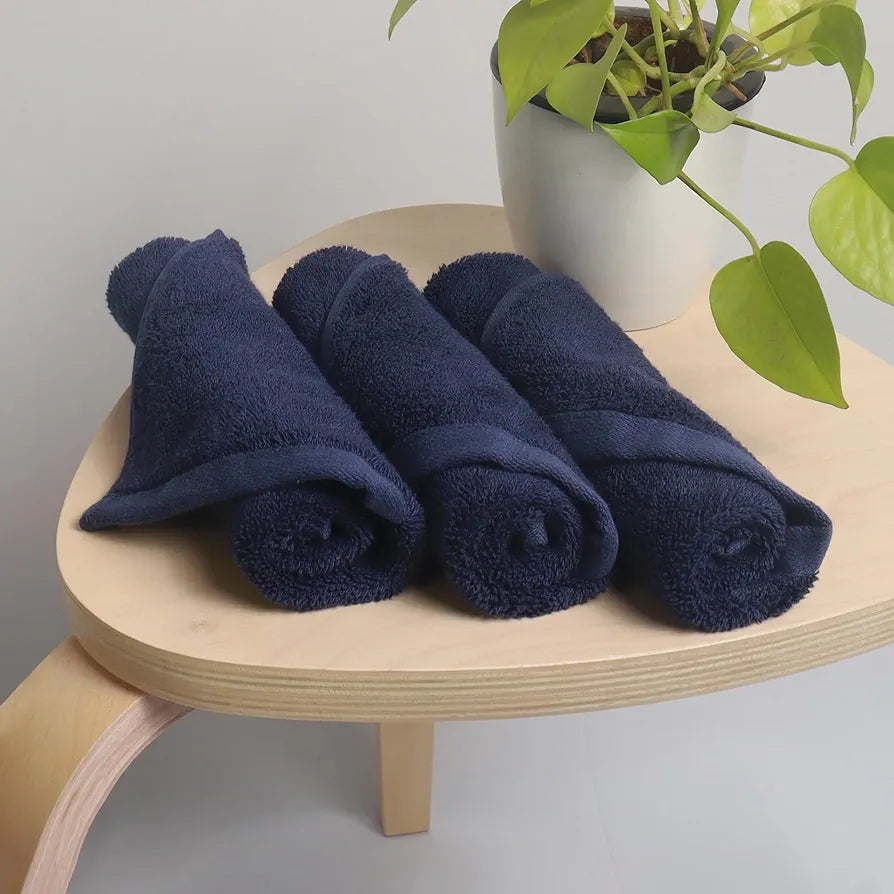 Heelium Bamboo Face Towel Ultra Absorbent & Odour-Free 3X Softer Than Cotton Towels