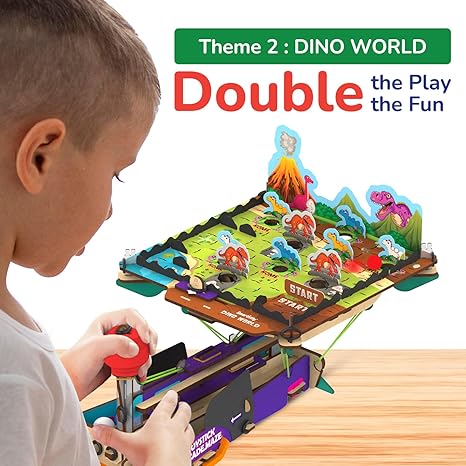 Smartivity Joystick Arcade Maze Toy for Kids 2in1 Space & Jungle Theme Adventures