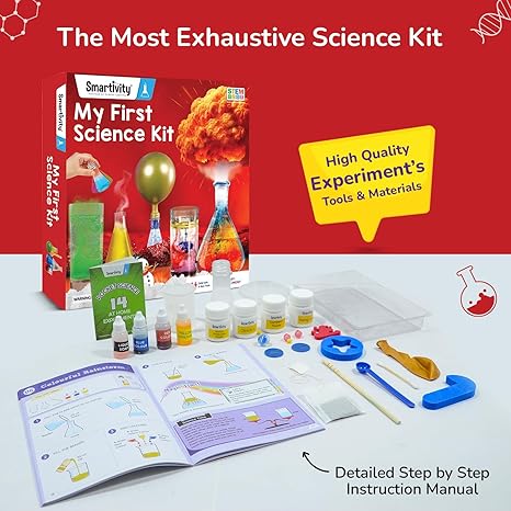 Smartivity My First Science Kit for Kids Starter Science Experiment Kit Stem Educational Toy for Kids