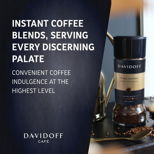 Davidoff Fine Aroma Instant Coffee Arabica 7/12 Intensity 3.53 oz - 100 gms