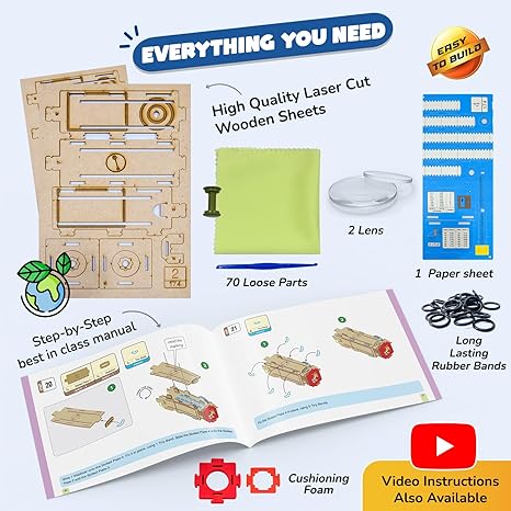 Smartivity Telescope Toy for Kids Measure Height & Distance Best Birthday Gift for Boys & Girls