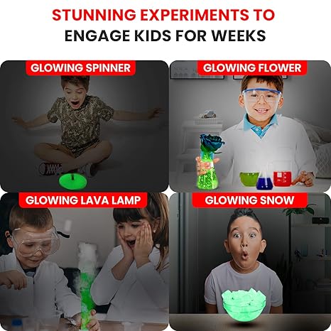 Smartivity Glow Magic Science Experiment Kit for Kids Birthday Gifts for Boys & Girls