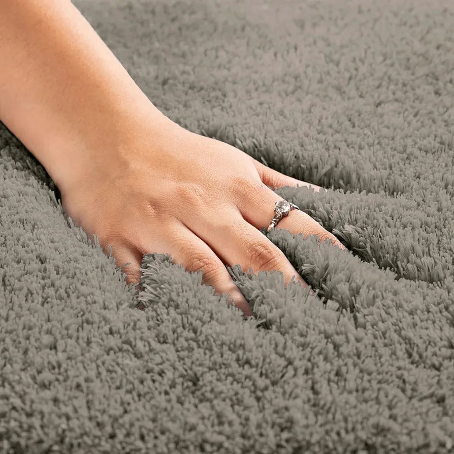Luxe Home International Carpet Super Soft Anti Slip Vegas Rectangular Rugs 3X5 Feet Colour Taupe