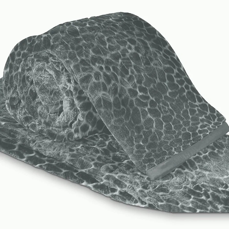 Cloth Fusion Floral Embossed Mink Blanket Single Bed for Winter Soft Kambal for Comfort & Warmth Slate Grey