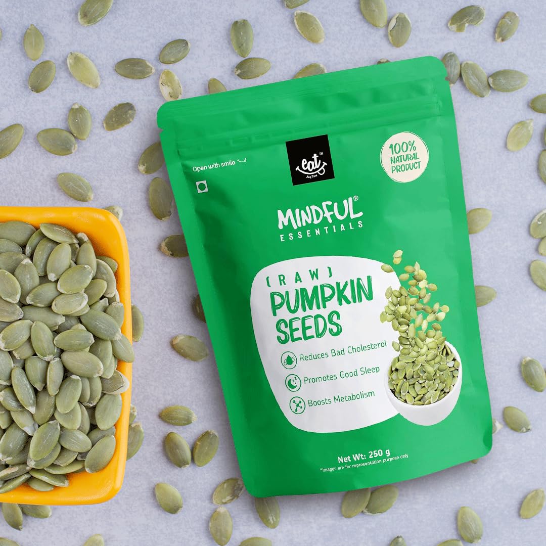 Eat Anytime Mindful Raw Pumpkin Seeds for Eat - 250 gms